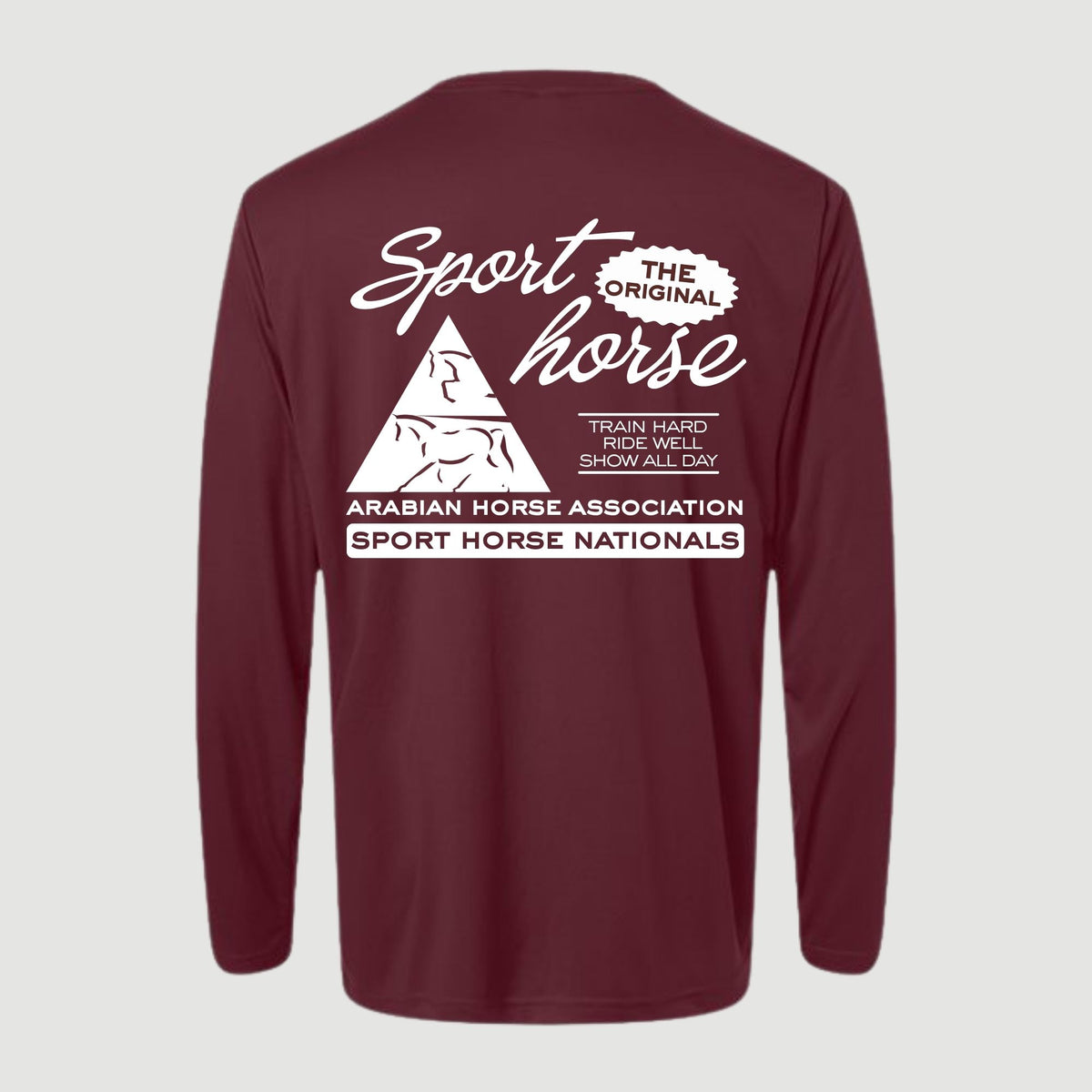 Unisex Maroon Long Sleeve SHN